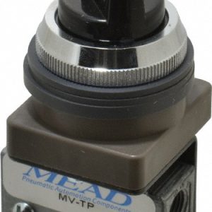 MEAD Mechanically Operated Valve: 3-Way Pilot, Two Position Actuator, 1/8" Inlet, 2 Position MV-TP