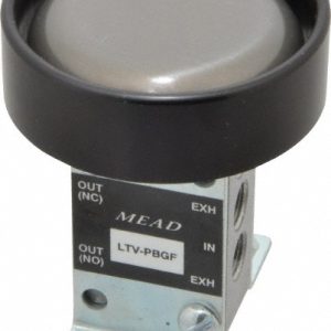MEAD Low Stress Air Valve: Foot Mount Actuator, 2 Position, NPTF Thread LTV-PBGF