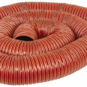 HI-TECH DURAVENT Vacuum Duct Hose: 4" ID, 13.00 psi, Fiberglass 021304000001