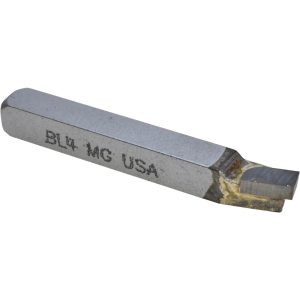 ACCUPRO Single Point Tool Bit: BL-4, 1/4" Shank Width, 1/4" Shank Height, Micrograin Solid Carbide Tip, Left Hand 300-MG