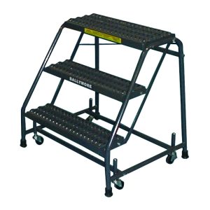 BALLYMORE Steel Rolling Ladder: 3 Step H318P
