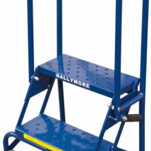 BALLYMORE 2-Step Steel Folding Step Ladder: 32" High LS2247