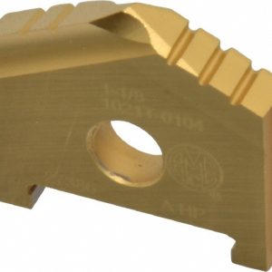 ALLIED MACHINE AND ENGINEERING Spade Drill Insert: 1-1/8" Dia, Seat Size A, High Speed Steel, 130 deg Point 1021T-0104