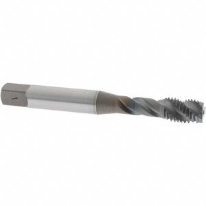 OSG Spiral Flute Tap: UNF, 3 Flute, Modified Bottoming, 3B Class of Fit, Vanadium High-Speed Steel, V Finish 1732908
