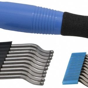 NOGA Hand Deburring Tool Set: 21 Pc, Cobalt & High Speed Steel & Steel SG2001
