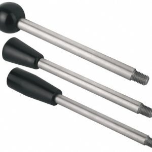 GIBRALTAR 1/2-13 Stem, 1.38" Knob Dia, 1/2" Shaft Dia, Type C Gear Lever with Taper End GLH-541-G