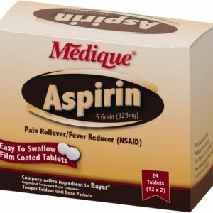 MEDIQUE Headache & Pain Relief Tablet: (2) 12 Packs 11664
