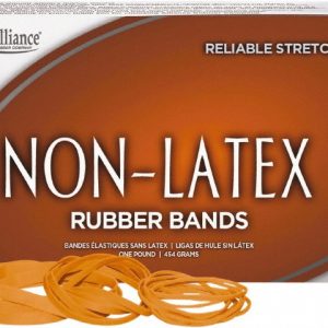 ALLIANCE Pack of (250), 7" Circumference, 1/8" Wide, Light-Duty Band Rubber Band Strapping ALL37176
