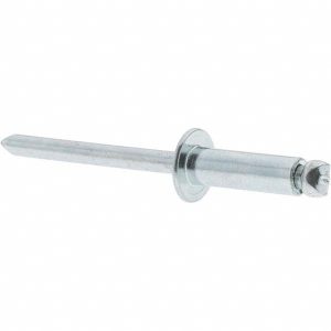 VALUE COLLECTION Open End Blind Rivet: Size 66, Dome Head, Steel Body, Steel Mandrel 34191