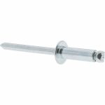 VALUE COLLECTION Open End Blind Rivet: Size 66, Dome Head, Steel Body, Steel Mandrel 34191