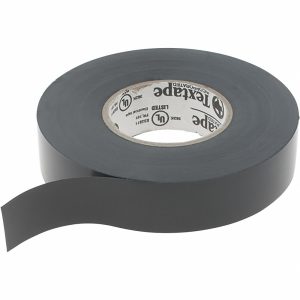 VALUE COLLECTION Electrical Tape: 3/4" Wide, 66' Long, Black TX-28