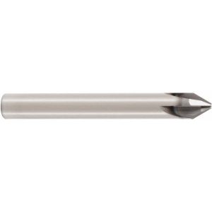 SECO Chamfer Mill: 6 mm Dia, 4 Flutes, Solid Carbide 02881625
