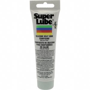 SUPER LUBE Heat-Transfer Grease: 3 oz Tube, Silicone 98003