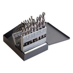 CHICAGO-LATROBE Drill Bit Set: Jobber Length Drill Bits, 21 Pc, 118 &deg;, High Speed Steel 69882
