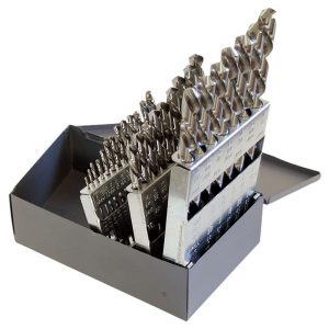 CHICAGO-LATROBE Drill Bit Set: Jobber Length Drill Bits, 29 Pc, 118 &deg;, High Speed Steel 69876