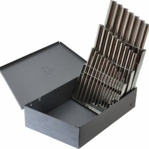 CHICAGO-LATROBE 29 Piece, 1/16 to 1/2", Bright Finish, High Speed Steel Drill Blank Set 57833