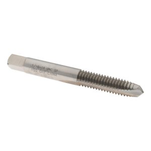 VALUE COLLECTION Spiral Point Tap: 5/16-18 UNC, 2 Flutes, Plug Chamfer, HSS, Bright/Uncoated Coated MSC-81137838