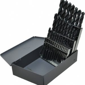 CHICAGO-LATROBE Drill Bit Set: Jobber Length Drill Bits, 29 Pc, 118 &deg;, High Speed Steel 57714
