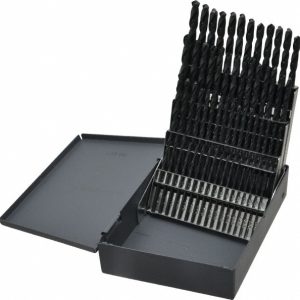 CHICAGO-LATROBE Drill Bit Set: Jobber Length Drill Bits, 60 Pc, 118 &deg;, High Speed Steel 57716