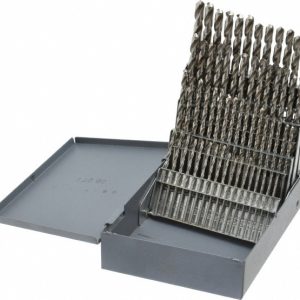 CHICAGO-LATROBE Drill Bit Set: Jobber Length Drill Bits, 60 Pc, 118 &deg;, High Speed Steel 49916