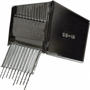 CHICAGO-LATROBE Drill Bit Set: Jobber Length Drill Bits, 20 Pc, 118 &deg;, High Speed Steel 57715