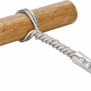 SCHAEFER BRUSH 6-1/2" Long, 1/4" NPT Male, Galvanized Steel T-Bar Brush Handle 30599