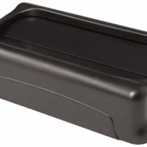 RUBBERMAID SLIM JIM Swing Lid for Use with 16/23 Gal Vented Slim Jim Containers, Black FG267360BLA