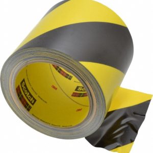 3M Floor & Aisle Marking Tape: 4" Wide, 108' Long, 5.4 mil Thick, Vinyl 7000048387