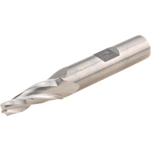 VALUE COLLECTION Tapered End Mill: 5 deg Angle per Side, 3/16" Small Dia, 3/4" LOC, 3 Flute, High Speed Steel, Square End O-303