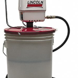 LINCOLN Air-Operated Drum Pump: 50:1, Grease Lubrication, Aluminum 989