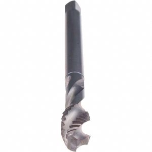 EMUGE Spiral Flute Tap: M16x1.5, Metric Fine, 4 Flute, Modified Bottoming Chamfer, 6H Class of Fit, Cobalt, Oxide Finish C0503200.0359