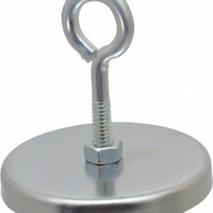 MAG-MATE 41 Lb Max Pull Force, 3/8" Overall Height, 2.63" Diam, Ceramic Cup Magnet MX2500L