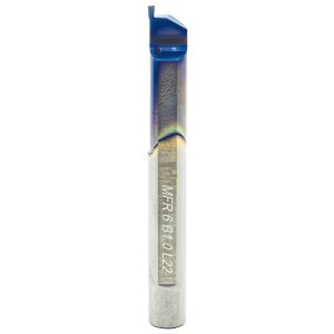 CARMEX Grooving Tool: Left Hand, 6.00 mm Shank Dia, 1.00 mm Groove Width MFR6B1.0L22