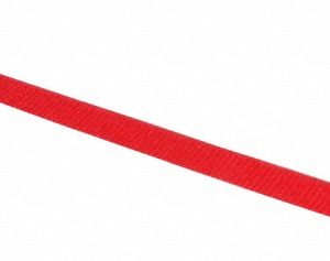 SPEEDTECH Cable Tie: 8" Long, Red, Nylon & Polyethylene, Hook & Loop Strap SW1X8RD-10