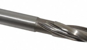 CLEVELAND Solid Pilot Counterbore: 0.316" Dia, 0.187" Pilot, 3 Flutes C91699