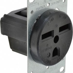 LEVITON Straight Blade Single Receptacle: NEMA 6-30P, 30 Amps, Self-Grounding 5372-S00