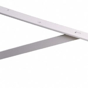 KNAPE & VOGT 500 Lb Capacity, White Finish, L-Bracket 208 WH 550