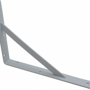 KNAPE & VOGT 1,000 Lb Capacity, White Finish, L-Bracket 208 WH 300