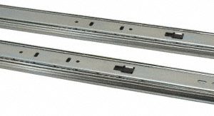 KNAPE & VOGT 18" Slide Length, 18" Travel Length, Steel Precision Drawer Slide 8414P 18