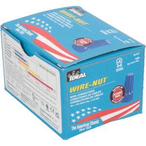 IDEAL Standard Twist-On Wire Connector: Blue, Flame-Retardant, 2 AWG 30-072