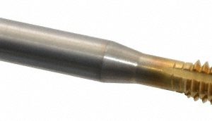 BALAX Thread Forming Tap: 1/4-20 UNC, 2B Class of Fit, Bottoming Chamfer, Powdered Metal High-Speed Steel, Super Titanium Nitride Finish 12772-91U