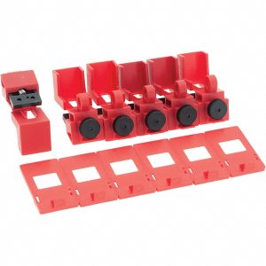 BRADY Circuit Breaker Lockout: 120 & 277V, 1 Padlock Max 65965
