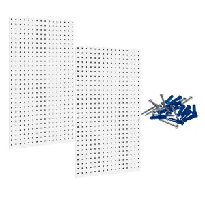 TRITON PRODUCTS Pegboard Storage Board: 42-1/2 x 24", Steel LB2-W
