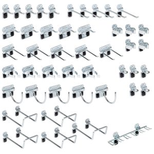 TRITON PRODUCTS 46 Pc Pegboard Hook Set, Steel LH-1 KIT