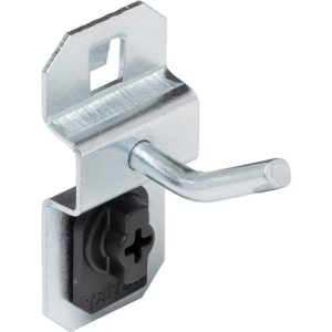 TRITON PRODUCTS 3/16" Dia, 1/2" Long Single Angled End Pegboard Hook 51013