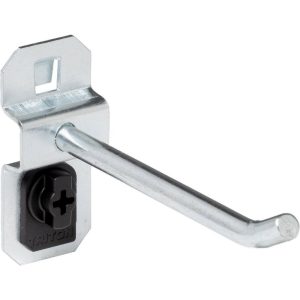 TRITON PRODUCTS 1/4" Dia, 3" Long Single Angled End Pegboard Hook 51323