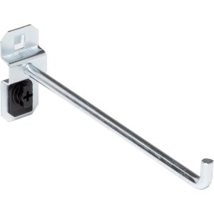 TRITON PRODUCTS 1/4" Dia, 6" Long Single Angled End Pegboard Hook 51629