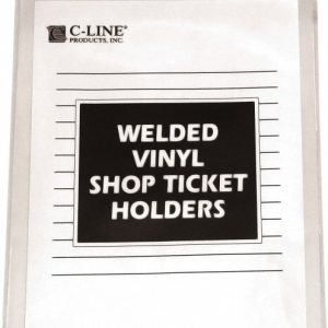 C-LINE 50 Pc Shop Ticket Holder: Clear 80911