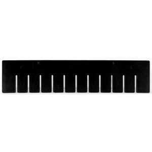 AKRO-MILS Bin Divider: Use with Akro-Mils - 33-224, Black 41224