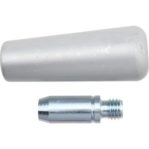 JERGENS 1/2-13 Threaded Stem, Revolving Handwheel & Machine Handle 21906